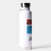 Bouteille D'eau Superman S-Shield | Ajouter Votre Nom (Plage)