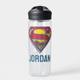 Bouteille D'eau Superman S-Shield   Logo imprimé   Ajouter Votre N