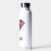 Bouteille D'eau Superman S-Shield | Logo imprimé | Ajouter Votre N (Gauche)