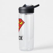 Bouteille D'eau Superman S-Shield | Logo Superman | Ajouter Votre (Gauche)