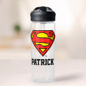 Bouteille D'eau Superman S-Shield | Logo Superman | Ajouter Votre 