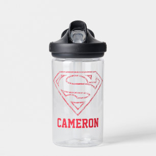 Bouteille D'eau Superman S-Shield Red Ou Krypto Ajouter Votre