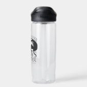 Bouteille D'eau Supernaturel "Une fois chasseur, toujours chasseur (Arrière)