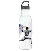 Bouteille D'eau Sur la butte - Set de table de baseball (Devant)