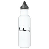 Bouteille D'eau Surf de surf Heartbeat Line Dons Amusants (Gauche)