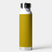 Bouteille D'eau Surface jaune texturée avec un motif tourbillonnan (Gym)