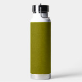 Bouteille D'eau Surface vert olive avec un motif subtil tourbillon (Gym)