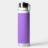 Bouteille D'eau Surface violette texturée avec motif tourbillonnan (Arrière)