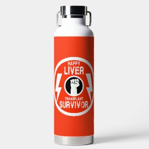 Bouteille D'eau Survivant de la transplantation du foie