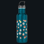 Bouteille D'eau Sushi<br><div class="desc">Motif sushi mignon pour les amateurs de Japon et de bonne cuisine. Art original de Nic Squirrell.</div>