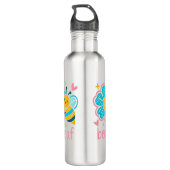 Bouteille D'eau Sweet "Bee Leaf" Crayon Art: Whimsical Bee (Dos)