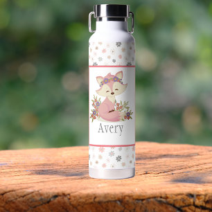 Bouteille D'eau Sweet Boho Fox personnalisé