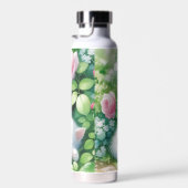 Bouteille D'eau Sweet Napping White Kitten sous un Rose Bush (Plage)