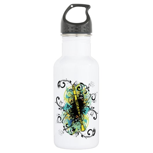Bouteille D'eau Swirl Grunge Clarinet (Devant)