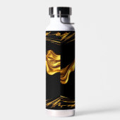 Bouteille D'eau Swirl Liquid Gold Black Monoch Achem Opulent Swirl (Gauche)