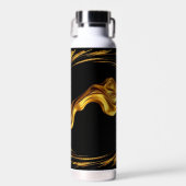 Bouteille D'eau Swirl Liquid Gold Black Monoch Achem Opulent Swirl (Avant)