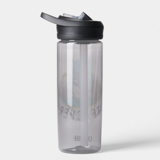 Bouteille D'eau Symbole Batman | Logo Oval de chauve-souris (Droite)