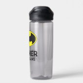 Bouteille D'eau Symbole Batman | Logo Ovale Bat (Arrière)