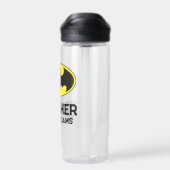 Bouteille D'eau Symbole Batman | Logo Ovale Bat (Arrière)