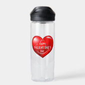 Bouteille D'eau Symbole d'amour rouge 3d en forme de coeur-50420 (Arrière)