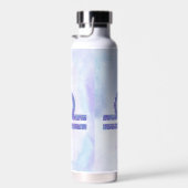 Bouteille D'eau Symbole d'astrologie de Libra Purple Personnalisé (Plage)