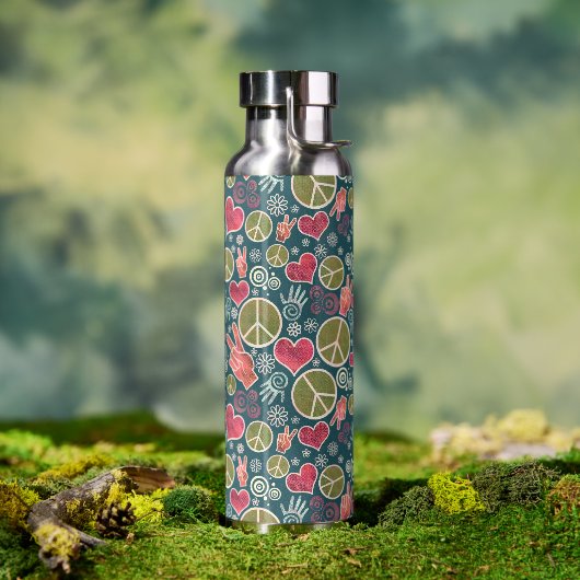 BOUTEILLE D'EAU SYMBOLE DE LA PAIX HAUTE PISCINE (Extérieur)