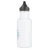 Bouteille D'eau Symbole de paix Fleurs (Droite)