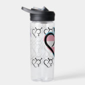 Bouteille D'eau Symbole d'inclusion et d'amour (Droite)