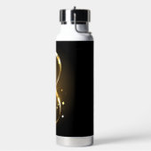 Bouteille D'eau Symbole d'infini doré (Gym)