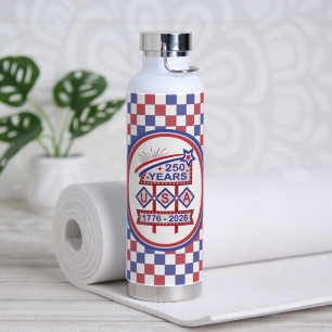 Bouteille D'eau Symbole du 250e anniversaire de la Retro USA 1776-