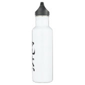 Bouteille D'eau Symbole du silence (Droite)