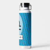 Bouteille D'eau Symbole du Zodiaque de Libra par Kenneth Yoncich (Arrière)