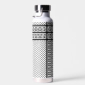 Bouteille D'eau Symbole Keffiyeh de la Palestine Motif de résistan (Plage)