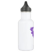 Bouteille D'eau Symbole pourpre simple d'orignaux (Gauche)