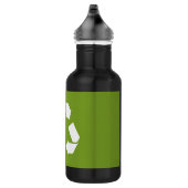 BOUTEILLE D'EAU SYMBOLE RECYCLE (Droite)