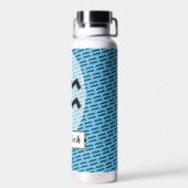 Bouteille D'eau Symbole Zodiaque Aquarius Standard par K Yoncich (Arrière)