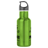 Bouteille D'eau Synthétiseur Obsédé (Dos)