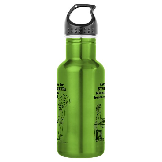 Bouteille D'eau Synthétiseur Zombie Explode (Devant)