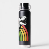Bouteille D'eau T-Rex Arc-en-Ciel (Arrière)