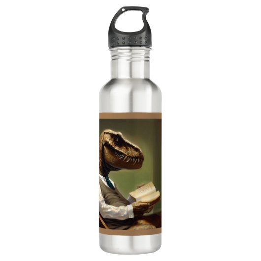 Bouteille D'eau T Rex Lecture (Devant)