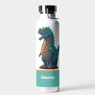 Bouteille D'eau T-Rex mignon Tyrannosaurus Rex heureux dinosaure