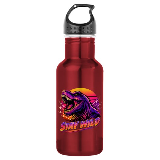 Bouteille D'eau T-Rex Reste Sauvage (Devant)