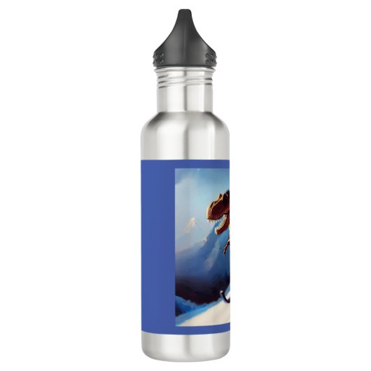 Bouteille D'eau T Rex Skiing (Gauche)