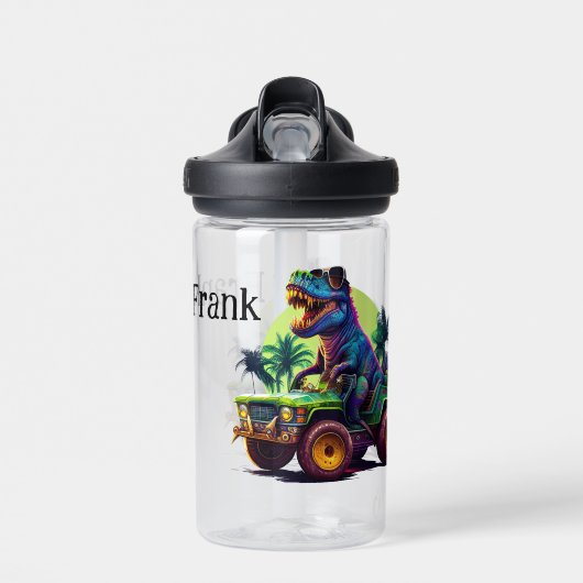 Bouteille D'eau T-Rex Sur Le Parcours (Avant)
