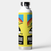 Bouteille D'eau T-shirt camping caravane gay (Droite)