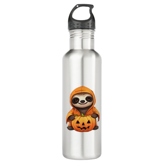 Bouteille D'eau T-shirt classique Halloween Slote Sloth (Devant)