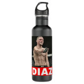 Bouteille D'eau T-shirt classique Nate Diaz (Devant)