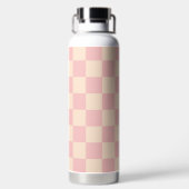 Bouteille D'eau Tableau de bord rose et crème (Plage)