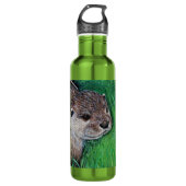 Bouteille D'eau Tableau de Little River Otter (Devant)