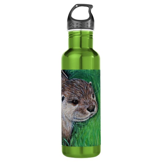 Bouteille D'eau Tableau de Little River Otter (Devant)